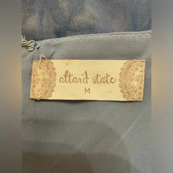 Altar’d State Blue Tie Dye Romper Medium - Picture 4 of 5